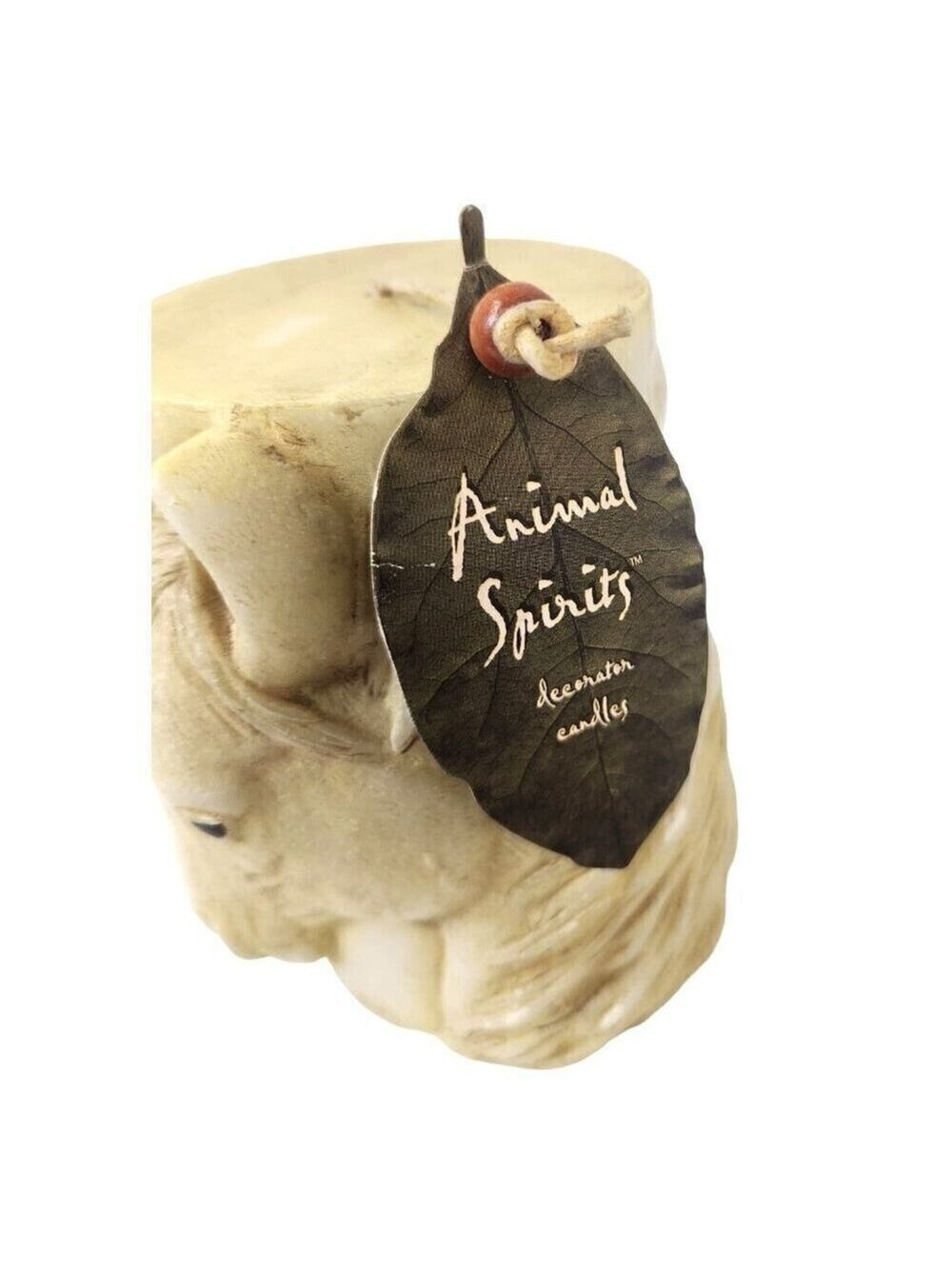 Horse Candle Decor 3D Pillar Candle Cream Color 5.5 Inch Beautiful Animal Spirit - Picture 4 of 7